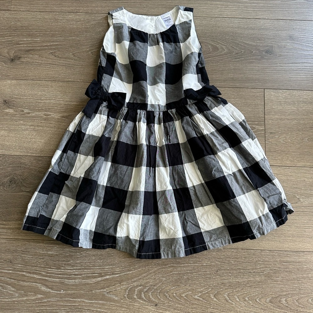 Carter’s 5T Buffalo check dress